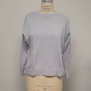 Banana Republic powder blue cotton. Crewneck. Side vents. Size M